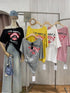 Wide Neck Casual Printed T-Shirts
